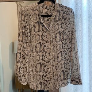 J Crew Snakeskin Blouse